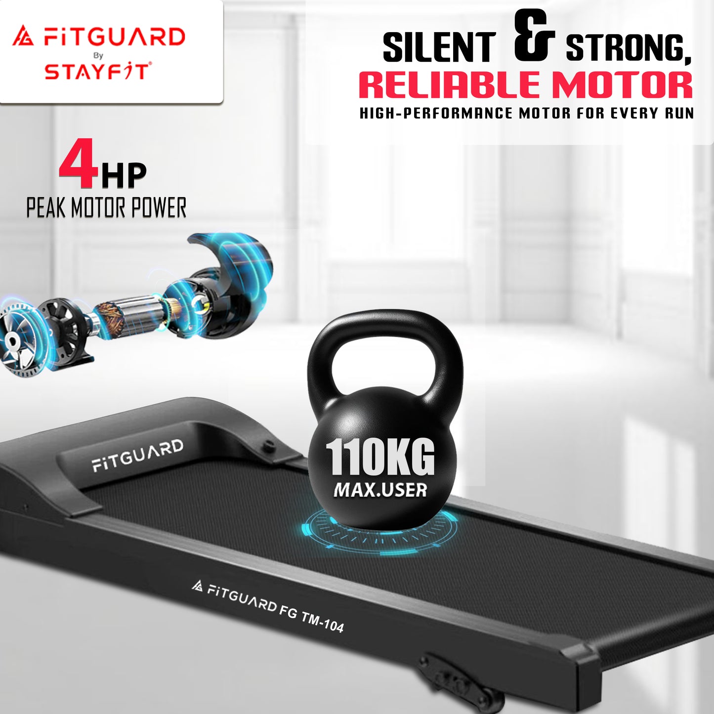 FitGuard Treadmill TM104